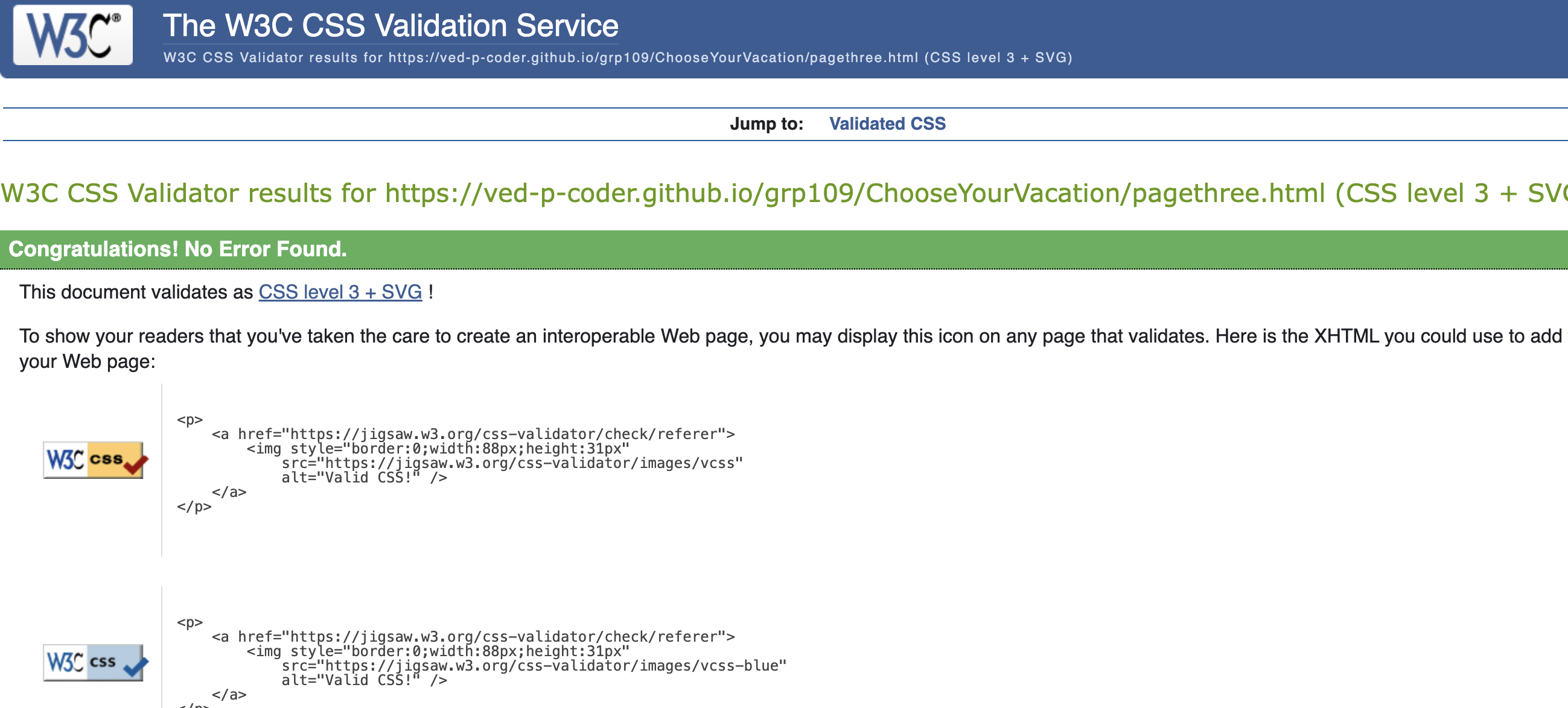 CSS Page 3