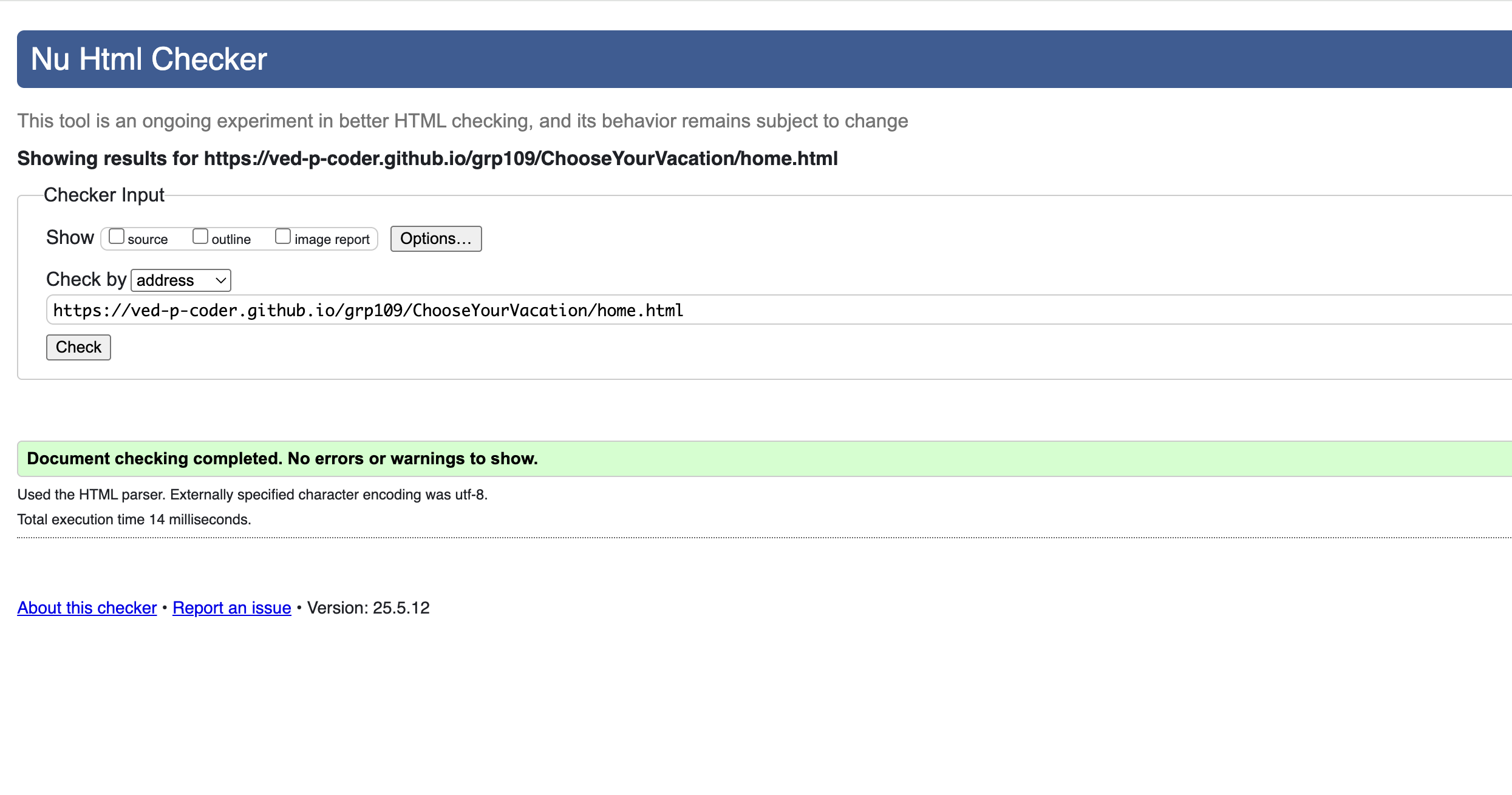 HTML Page 1