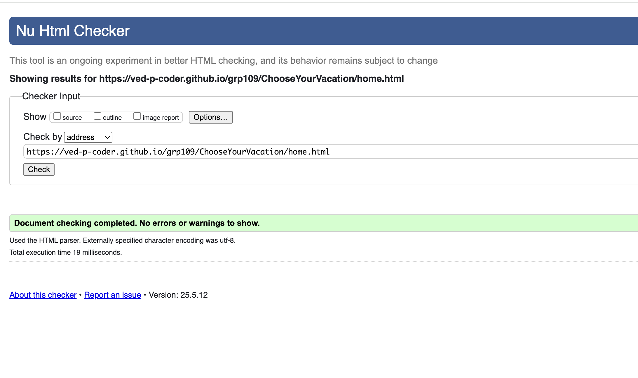 HTML page 1